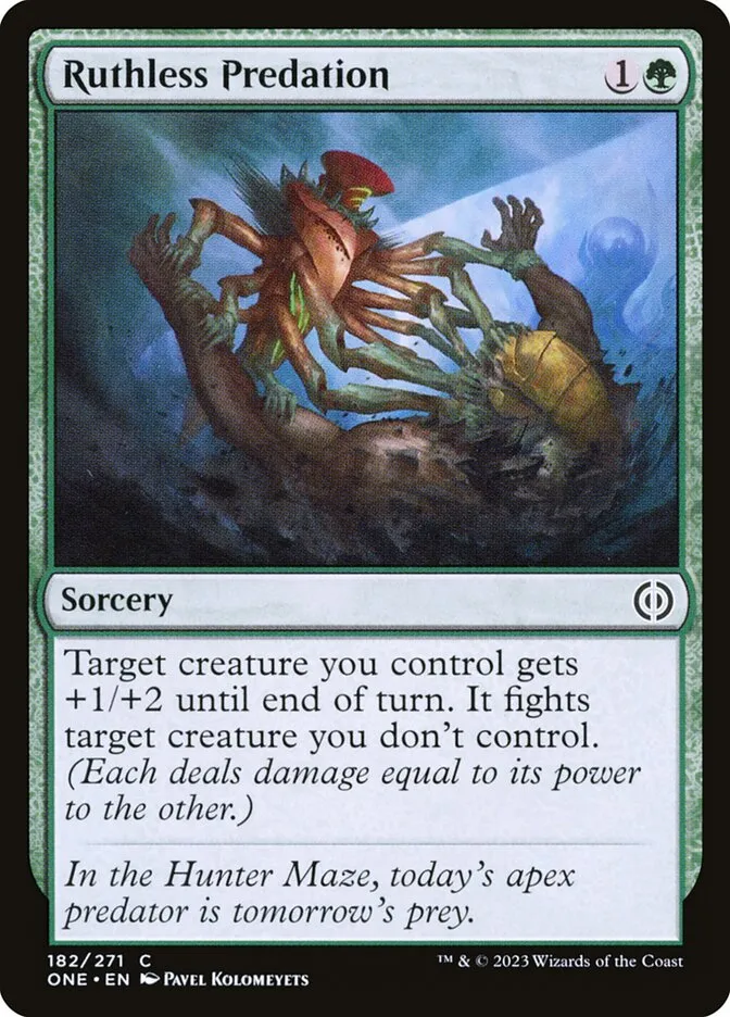 2023 Phyrexia: All Will Be One Ruthless Predation common #182 common card image