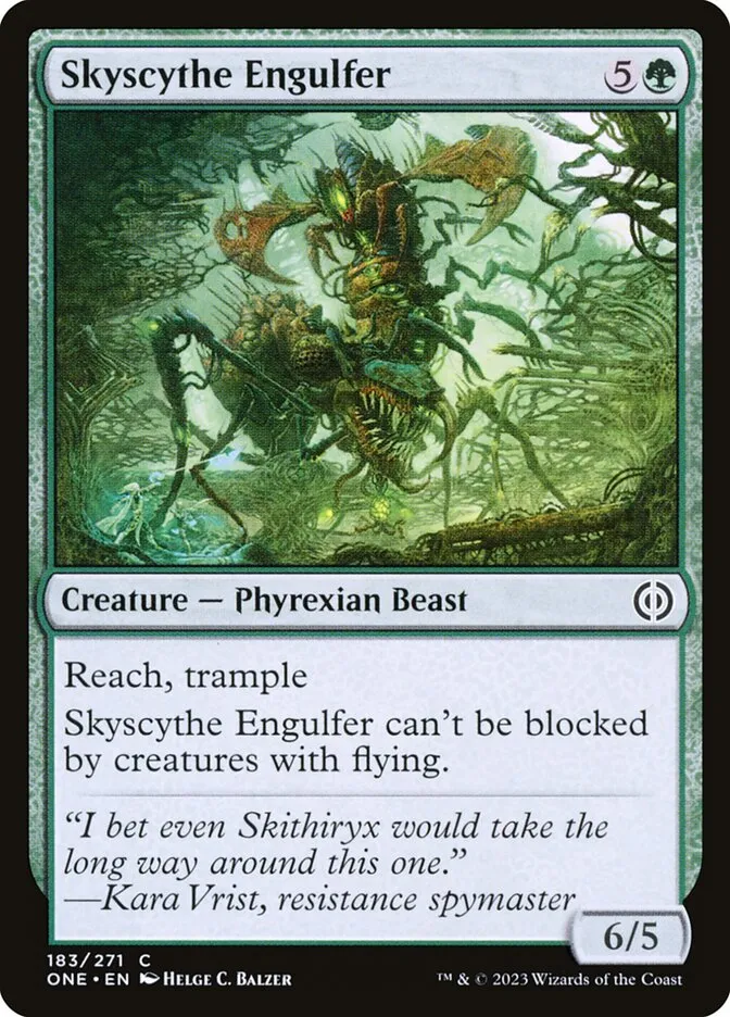 2023 Phyrexia: All Will Be One Skyscythe Engulfer #183 common card image