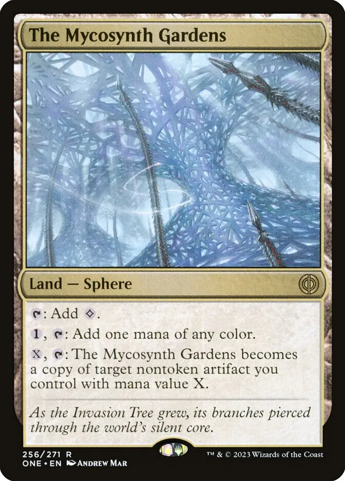 2023 Phyrexia: All Will Be One The Mycosynth Gardens #256 rare card image