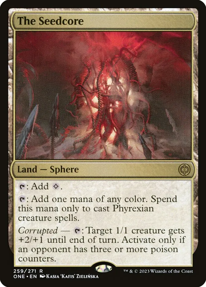 2023 Phyrexia: All Will Be One The Seedcore #259 rare card image