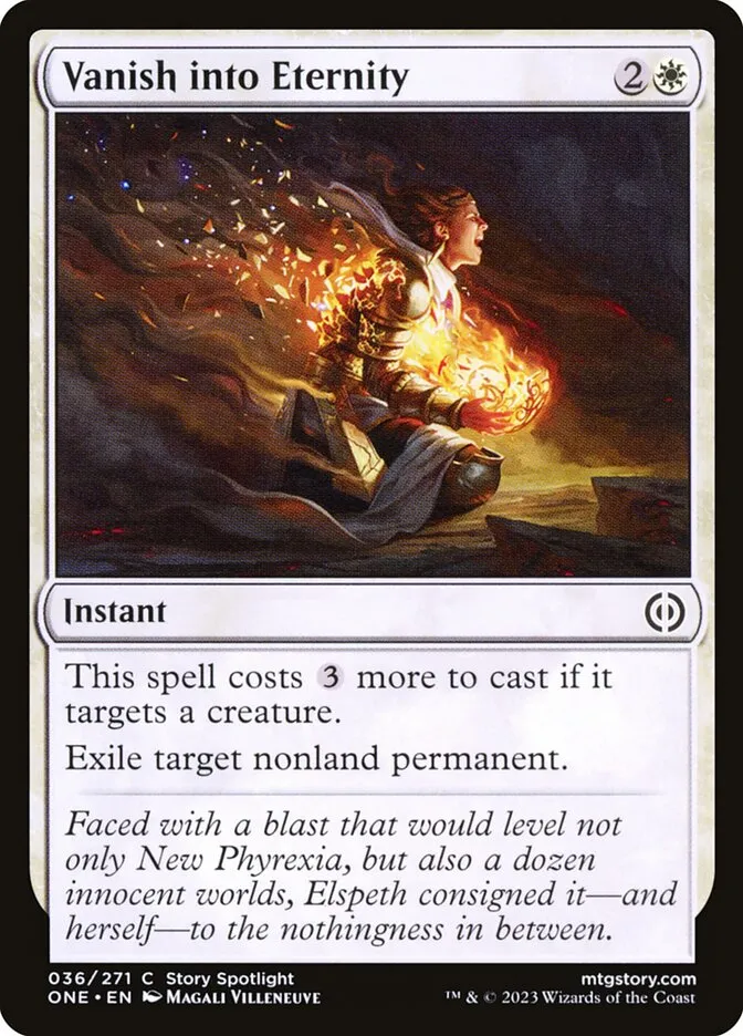 2023 Phyrexia: All Will Be One Vanish into Eternity common #36 common card image