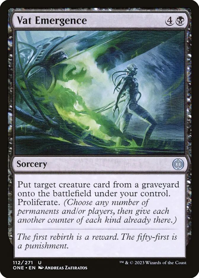 2023 Phyrexia: All Will Be One Vat Emergence [Foil] uncommon #112 uncommon card image
