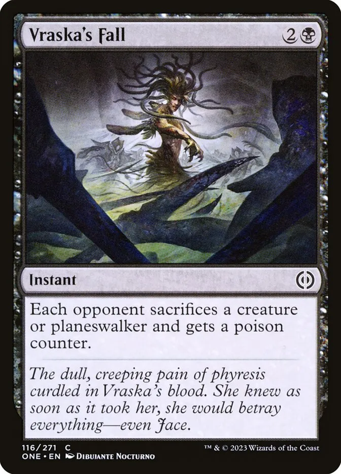 2023 Phyrexia: All Will Be One Vraska's Fall common #116 common card image