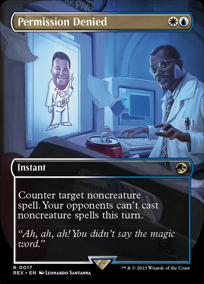 2023 Jurassic World Collection Permission Denied #17 rare card image