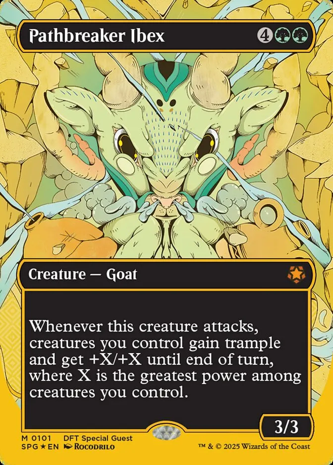 2023 Special Guests Pathbreaker Ibex mythic #101 mythic card image