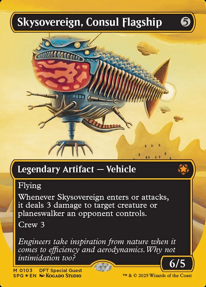 2023 Special Guests Skysovereign, Consul Flagship mythic #103 mythic card image