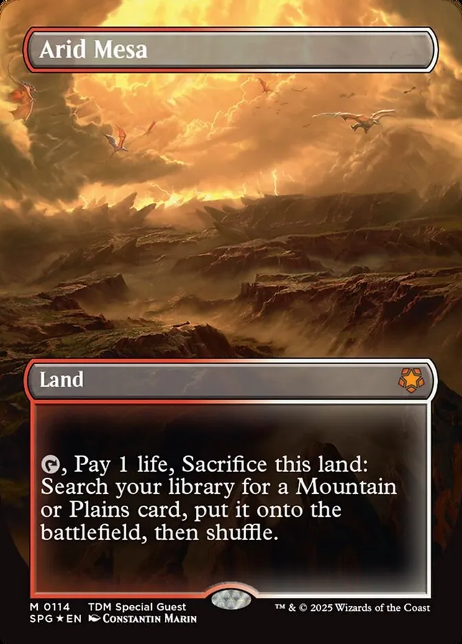 2023 Special Guests Arid Mesa #114 mythic card image