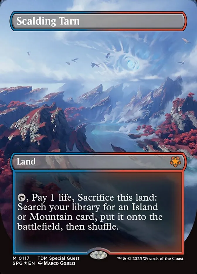 2023 Special Guests Scalding Tarn [Dragonscale Foil] mythic #117 mythic card image