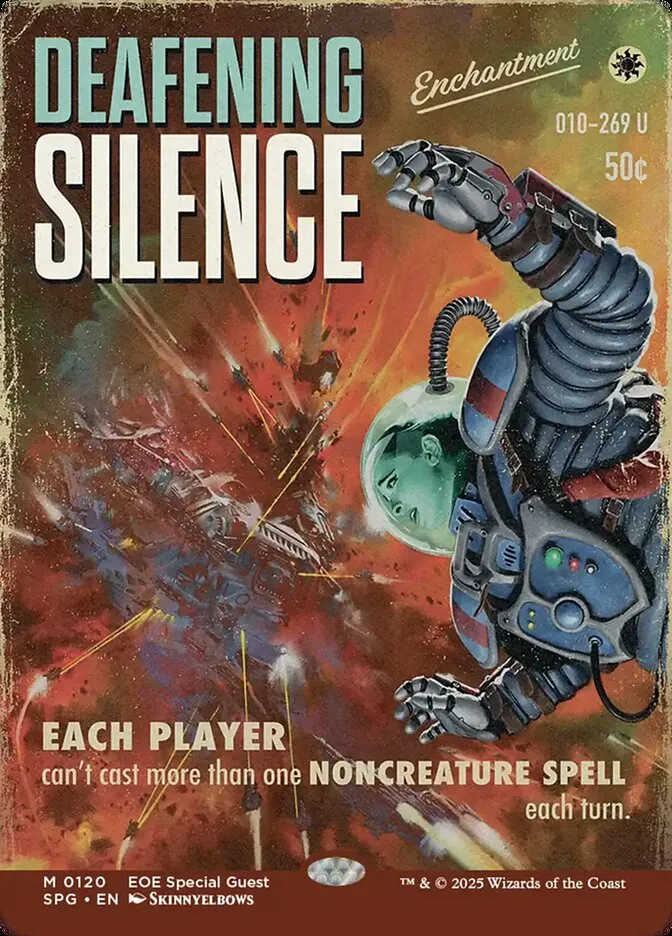 2023 Special Guests Deafening Silence #120 mythic card image