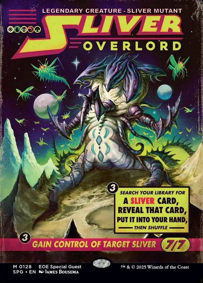 2023 Special Guests Sliver Overlord mythic #128 mythic card image