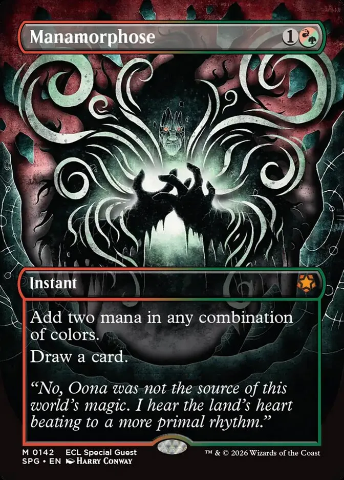 2023 Special Guests Manamorphose mythic #142 mythic card image