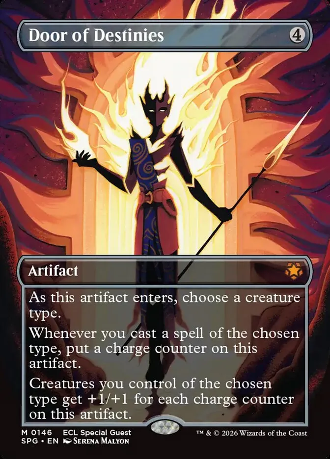 2023 Special Guests Door of Destinies [Borderless] mythic #146 mythic card image