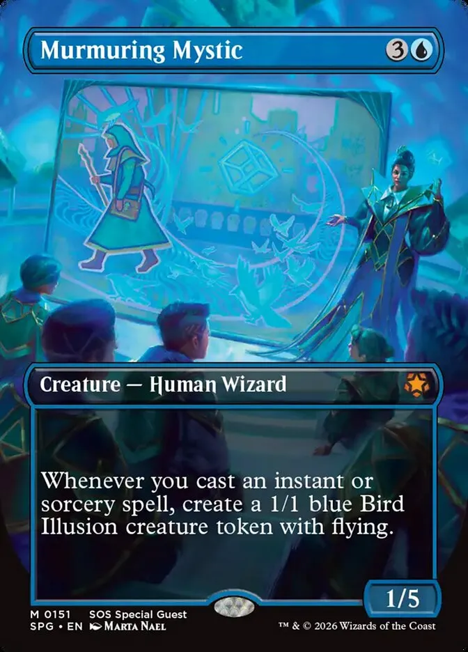 2023 Special Guests Murmuring Mystic #151 mythic card image
