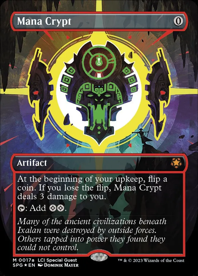 2023 Special Guests Mana Crypt mythic #17a mythic card image
