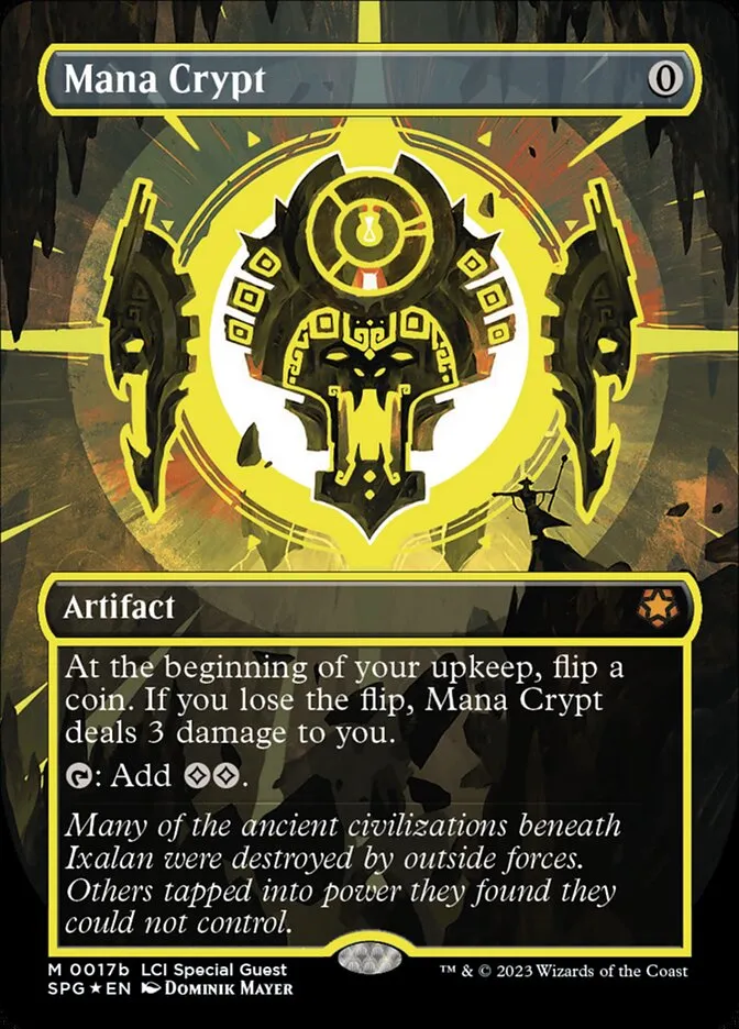 2023 Special Guests Mana Crypt mythic #17b mythic card image