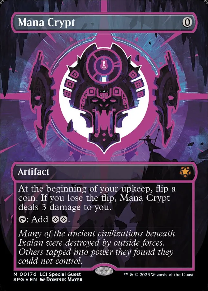 2023 Special Guests Mana Crypt mythic #17d mythic card image