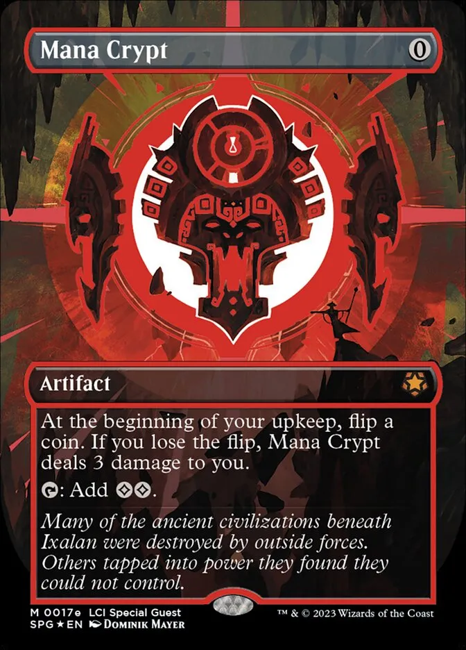 2023 Special Guests Mana Crypt mythic #17e mythic card image