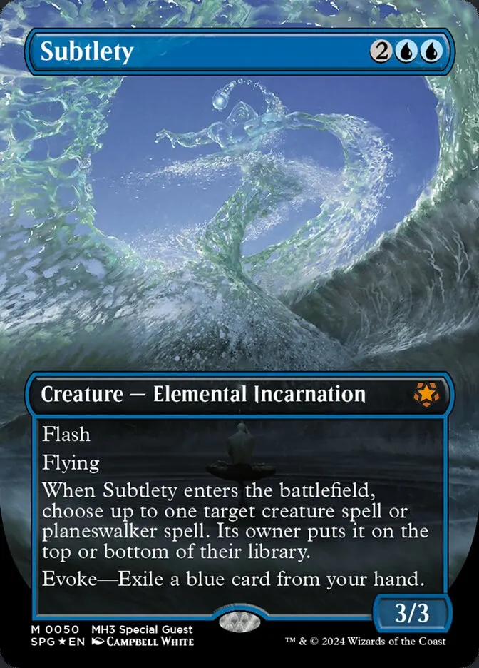 2023 Special Guests Subtlety mythic #50 mythic card image