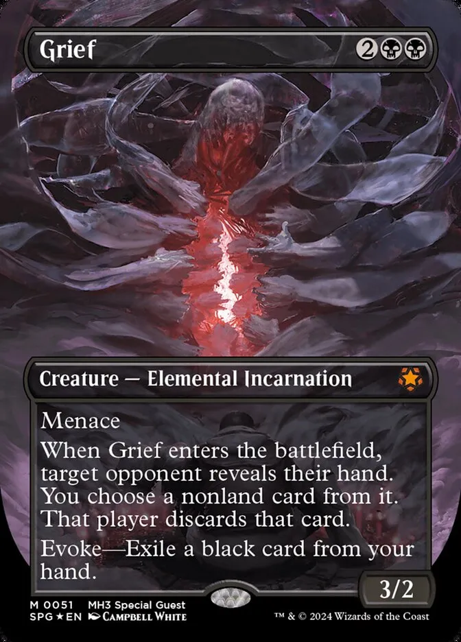 2023 Special Guests Grief #51 mythic card image