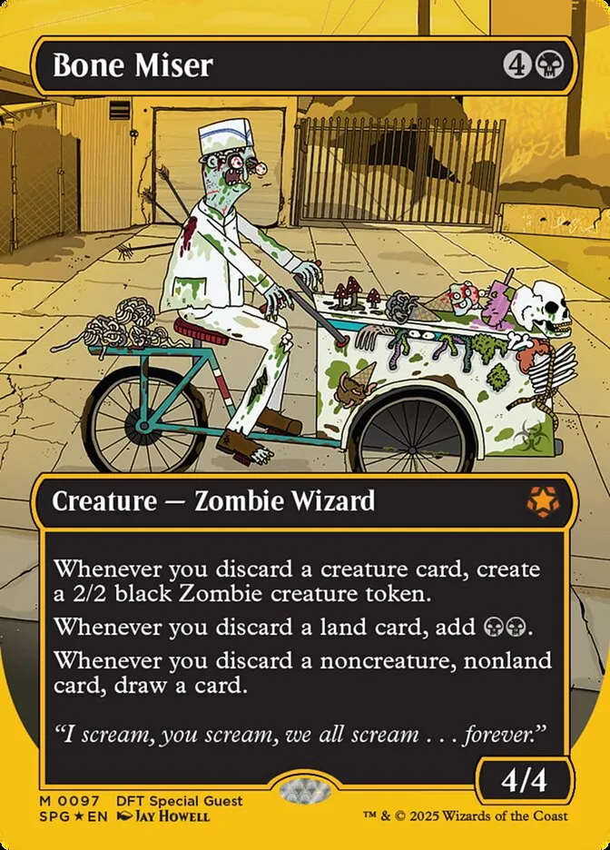 2023 Special Guests Bone Miser #97 mythic card image