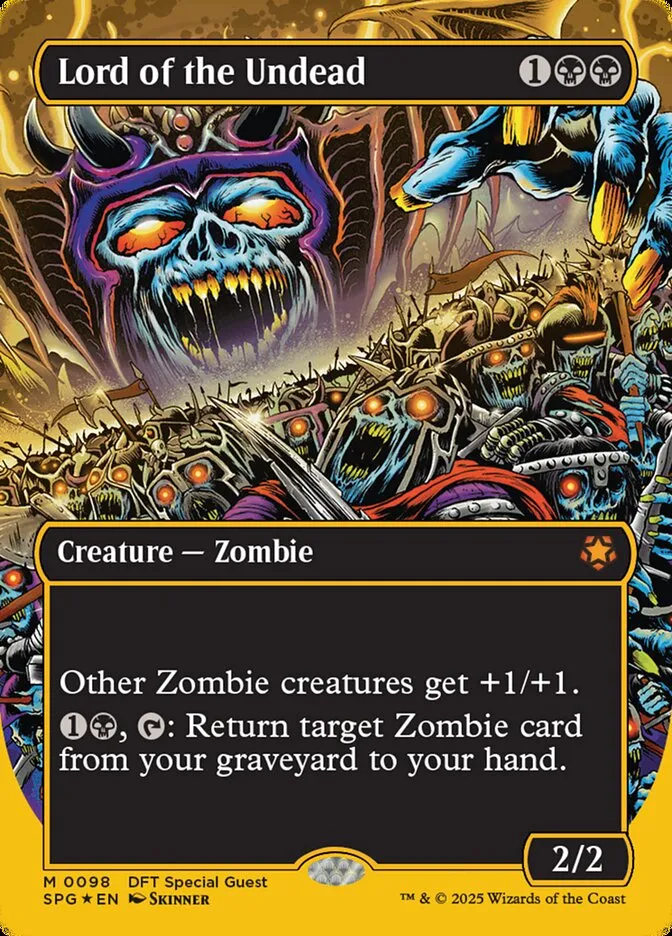 2023 Special Guests Lord of the Undead [First Place Foil] mythic #98 mythic card image