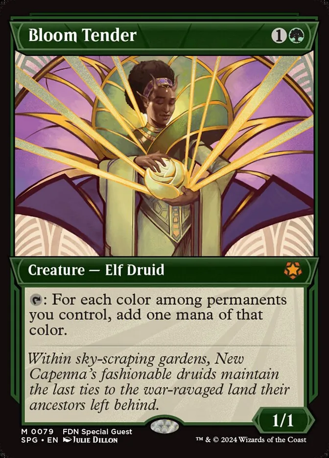 2023 Special Guests Bloom Tender #79 mythic card image