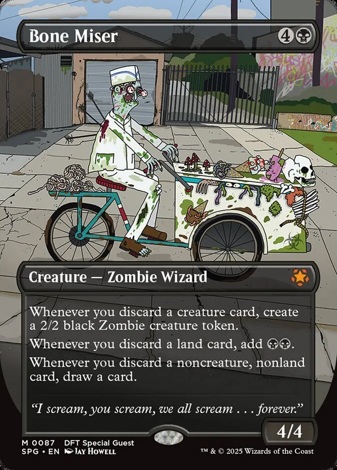 2023 Special Guests Bone Miser mythic #87 mythic card image