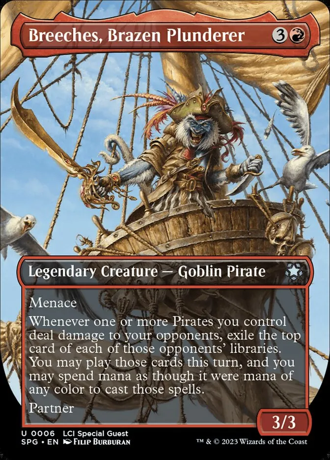 2023 Special Guests Breeches, Brazen Plunderer uncommon #6 uncommon card image