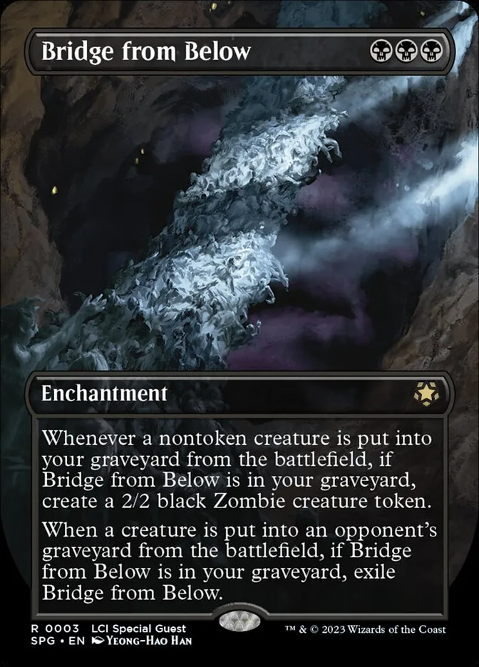 2023 Special Guests Bridge from Below rare #3 rare card image