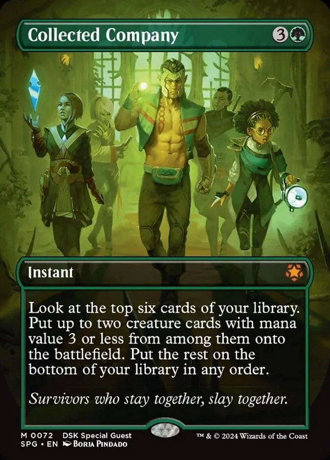 2023 Special Guests Collected Company [Borderless Foil] mythic #72 mythic card image