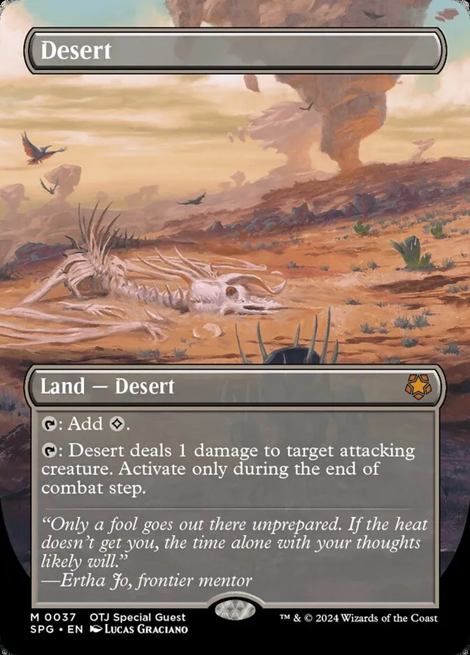 2023 Special Guests Desert [Borderless Foil] mythic #37 mythic card image