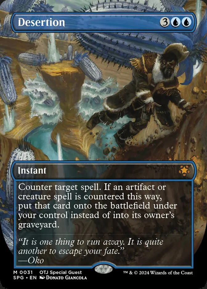 2023 Special Guests Desertion #31 mythic card image