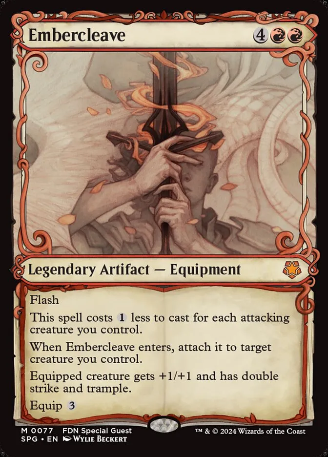2023 Special Guests Embercleave mythic #77 mythic card image