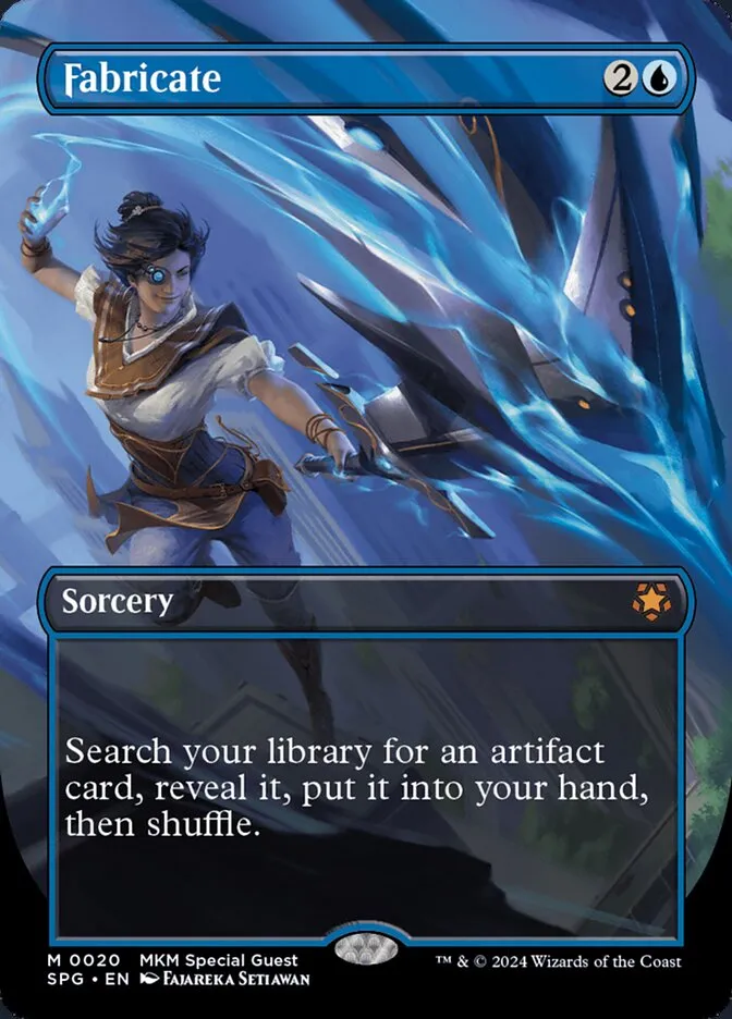 2023 Special Guests Fabricate [Borderless Foil] mythic #20 mythic card image