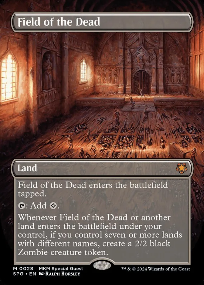 2023 Special Guests Field of the Dead [Borderless Foil] mythic #28 mythic card image