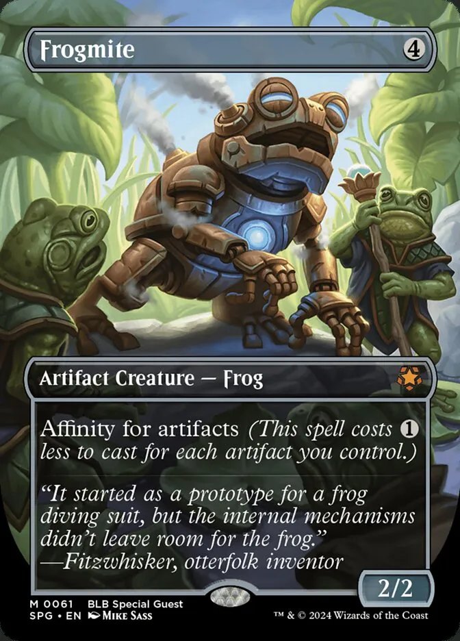 2023 Special Guests Frogmite [Borderless] mythic #61 mythic card image