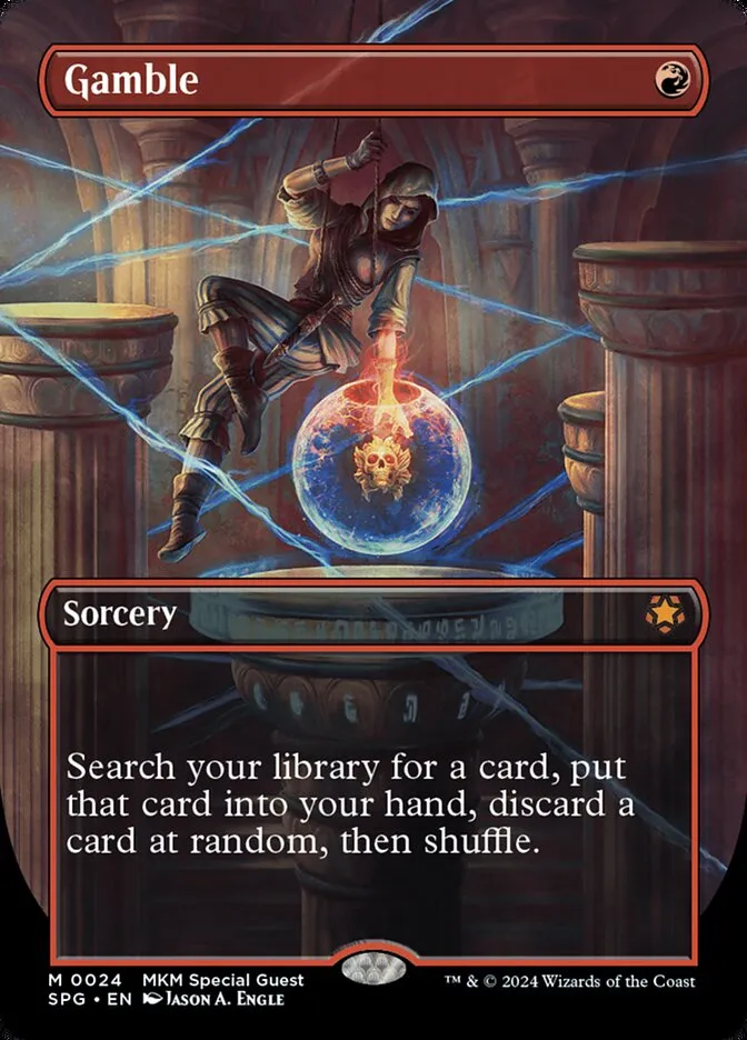 2023 Special Guests Gamble mythic #24 mythic card image