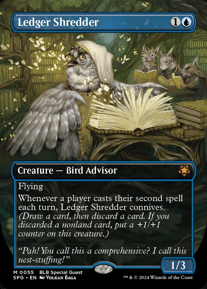 2023 Special Guests Ledger Shredder [Borderless Foil] mythic #55 mythic card image