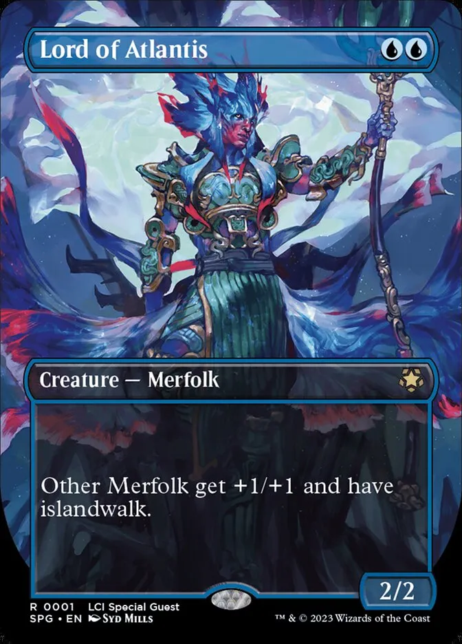 2023 Special Guests Lord of Atlantis rare #1 rare card image