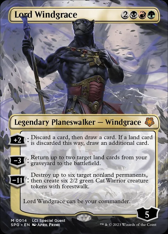 2023 Special Guests Lord Windgrace mythic #14 mythic card image