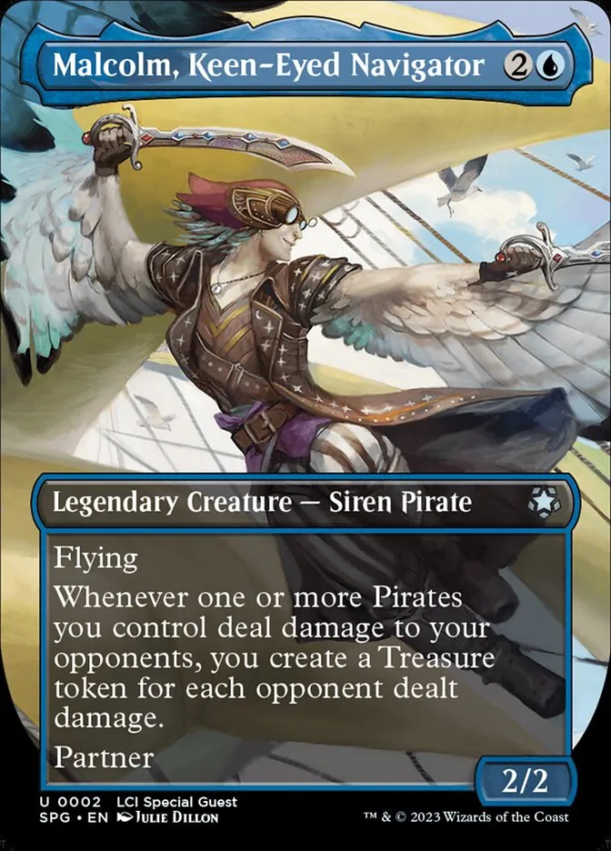 2023 Special Guests Malcolm, Keen-Eyed Navigator uncommon #2 uncommon card image