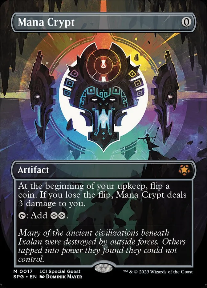 2023 Special Guests Mana Crypt [Foil] mythic #17 mythic card image