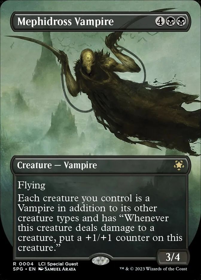 2023 Special Guests Mephidross Vampire rare #4 rare card image
