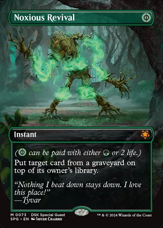 2023 Special Guests Noxious Revival [Borderless] mythic #73 mythic card image