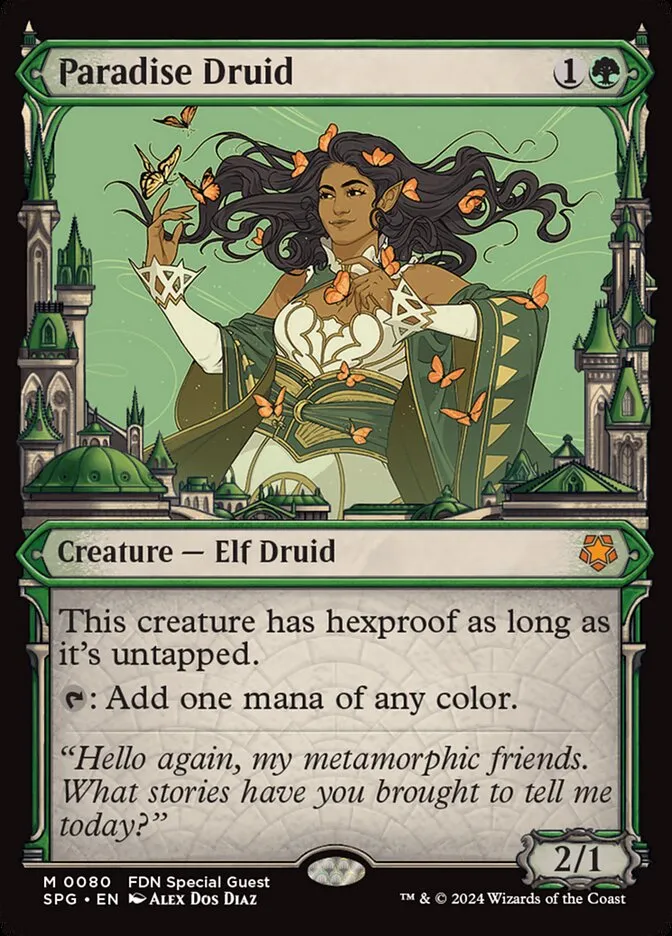 2023 Special Guests Paradise Druid #80 mythic card image