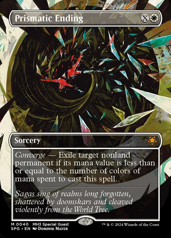 2023 Special Guests Prismatic Ending #40 mythic card image