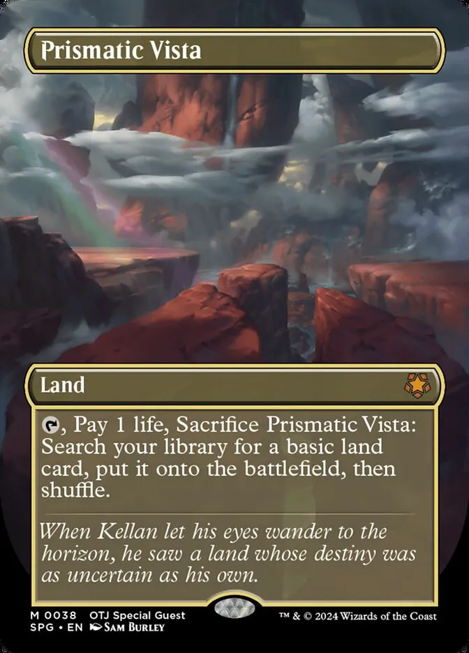 2023 Special Guests Prismatic Vista #38 mythic card image