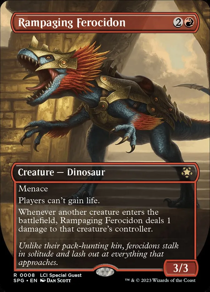 2023 Special Guests Rampaging Ferocidon rare #8 rare card image