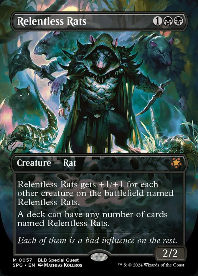 2023 Special Guests Relentless Rats #57 mythic card image