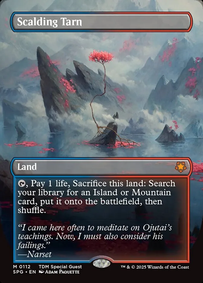 2023 Special Guests Scalding Tarn #112 mythic card image